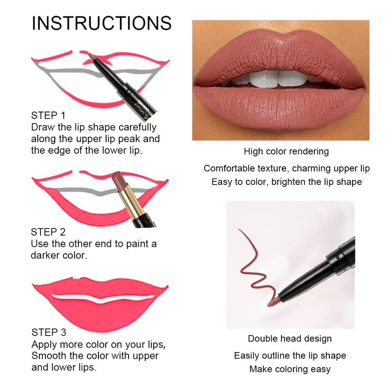 Pencil Lip Makeup